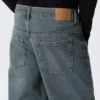 Sphere Low Rise Loose Straight Jeans – Blue One – Dark Blue