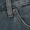 Sphere Low Rise Loose Straight Jeans – Blue One – Dark Blue