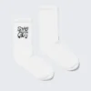 Sport Printed Socks – White – Synergies
