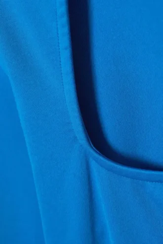 Square Neck Longsleeve Top – Bright Blue