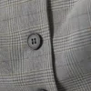 Square Neck Waistcoat Top – Checked Dark Mole