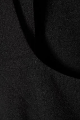 Square Neck Zip Top – Dark Grey