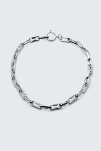 Stainless Steel Chain Necklace – Silver
