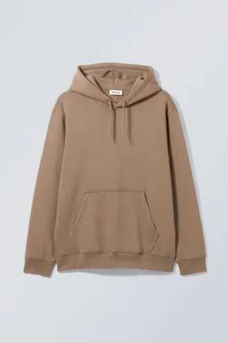 Standard Midweight Hoodie – Dark Beige