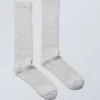 State Slouch Socks – Grey Melange