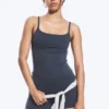 Strap Sports Top – Navy Blue