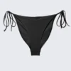 Strappy Bikini Bottoms – Black