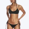 Strappy Bikini Bottoms – Black