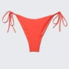 Strappy Bikini Bottoms – Bright Red