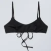 Strappy Bikini Top – Black