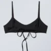 Strappy Bikini Top – Black