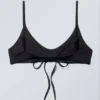 Strappy Bikini Top – Black