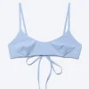 Strappy Bikini Top – Light Blue