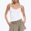 Strappy Laced Camisole – Off-White