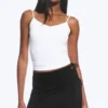 Strappy Mini Wrap Skirt – Black