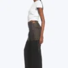 Strappy Mini Wrap Skirt – Dark Mole