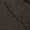 Striped Knitted Distressed Sweater – Brown & Black Stripes