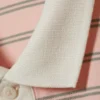 Striped Relaxed Fit Polo Shirt – Striped Pink