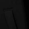 Structured Scuba Zip Jacket – Black