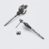 Sword Earrings – Silver