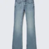 Tension Mid Rise Slim Bootcut Jeans – Kimberley Blue – Medium Blue