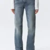 Tension Mid Rise Slim Bootcut Jeans – Thunder Blue – Dark Blue
