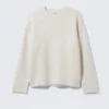 Teo Oversized Wool Blend Knit Sweater – Light Dusty Mole