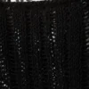 Textured Knitted Tank Top – Black