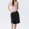 Textured Knitted Tank Top – Light Pink