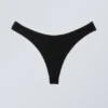 Thong Bikini Bottoms – Black