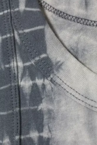 Tie-Dye Fitted Tank Top – Grey Tie-Dye