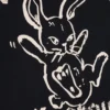 Tight Graphic Mini T-Shirt – Black – Bunny