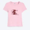 Tight Graphic Mini T-Shirt – Pink – Kiss