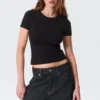 Tight Mini T-Shirt – Black