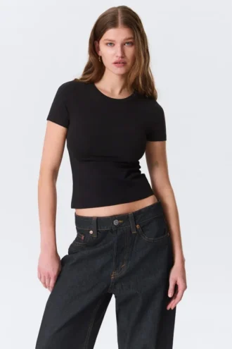 Tight Mini T-Shirt – Black