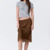 Tight Mini T-Shirt – Blue/Pink Multi Stripe