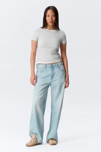Tight Mini T-Shirt – Grey Melange