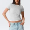 Tight Mini T-Shirt – Grey Melange