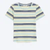Tight Mini T-Shirt – Striped Blue/Yellow