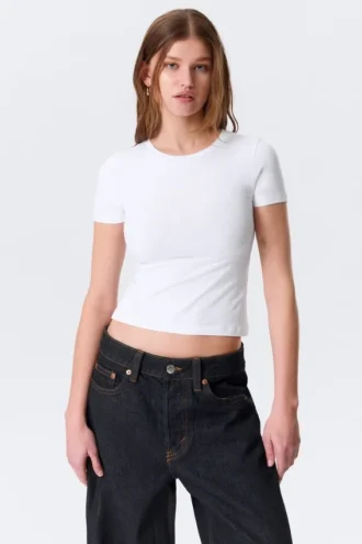 Tight Mini T-Shirt – White
