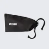 Bold Rectangular Sunglasses – Black – Black Lenses