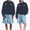 Toffs Boxy Football Sweatshirt – Dark Blue