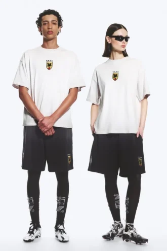Toffs Great Boxy Football T-Shirt – off White