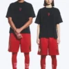 Toffs Loose Boxy Football T-Shirt – off Black
