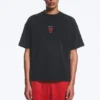Toffs Loose Boxy Football T-Shirt – off Black