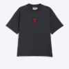 Toffs Loose Boxy Football T-Shirt – off Black
