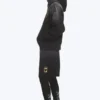 Toffs Loose Fit Football Hoodie – Dark Black