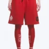 Toffs Relaxed Jersey Football Shorts – Bright Red