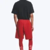 Toffs Relaxed Jersey Football Shorts – Bright Red