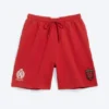 Toffs Relaxed Jersey Football Shorts – Bright Red